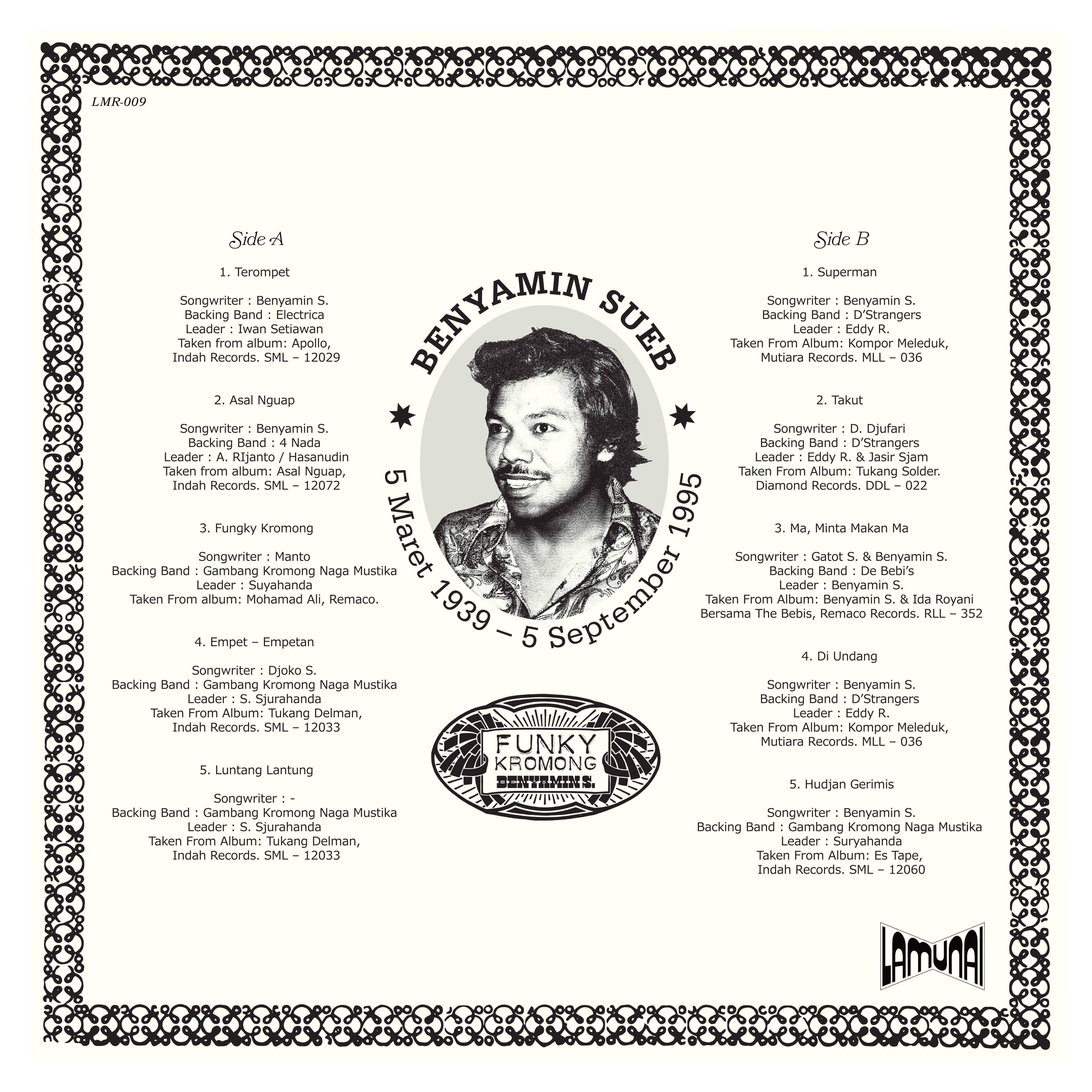 Benyamin S - Funky kromong Vol.1 Black Version - Image 2