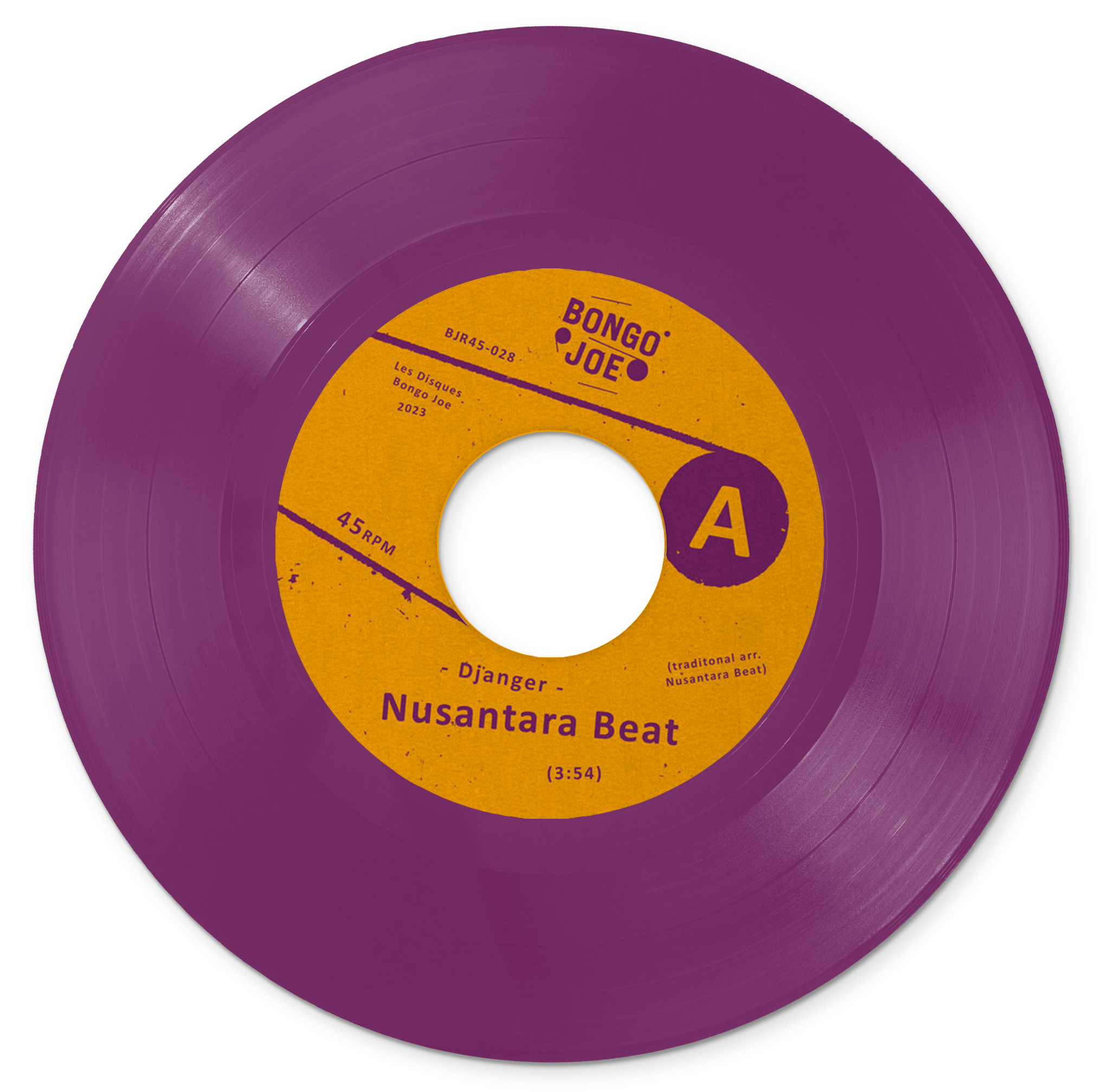 Nusantara Beat-Djanger / Borondong Garing 7" Vinyl Magenta - Image 2