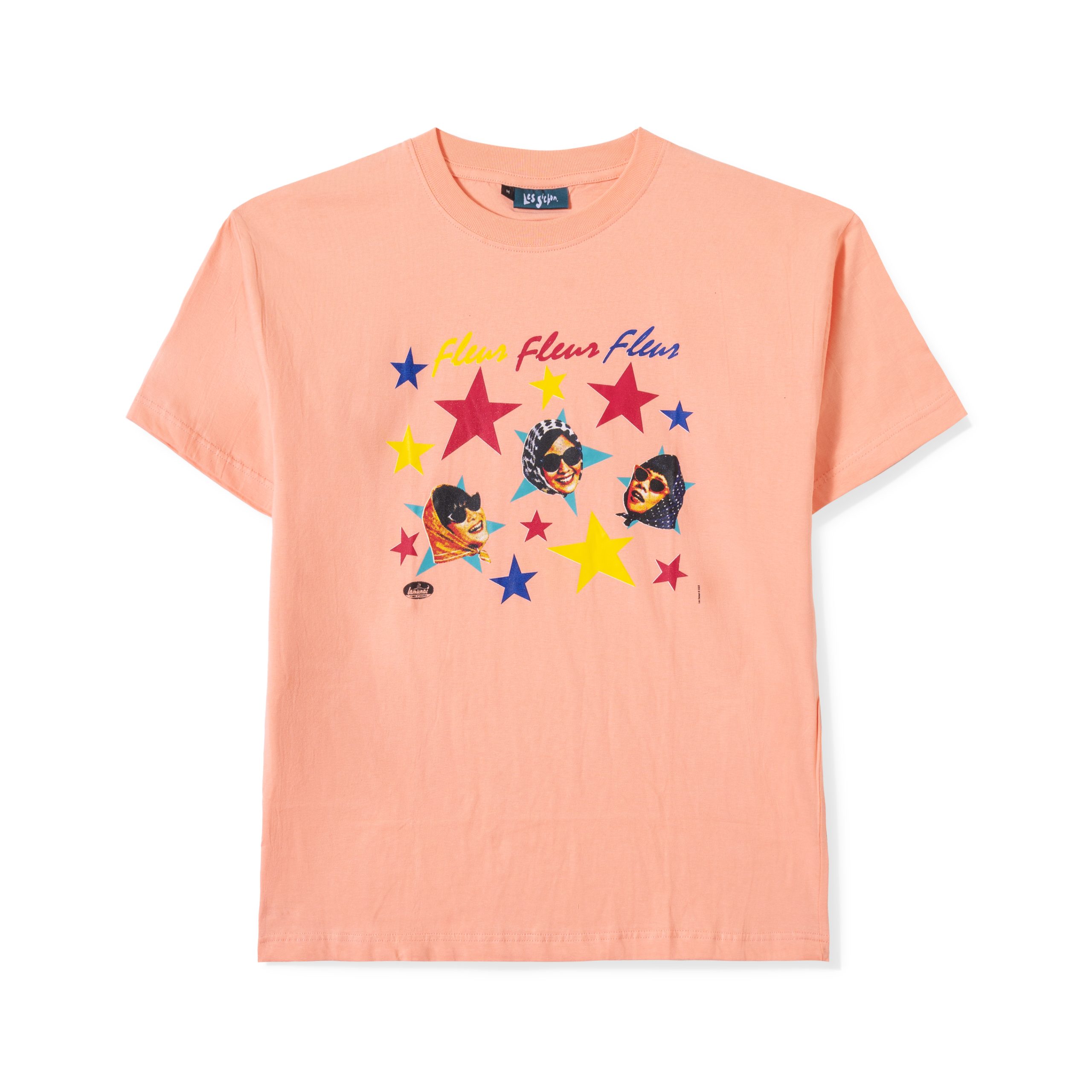 T- Shirt Fleur! Fleur! Fleur! - peach